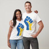 Stand mit dem Protestkrieg in der Ukraine T-Shirt (Unisex)
