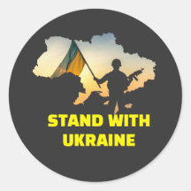 Stand mit der Ukraine auf der Karte