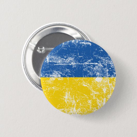 Stand mit der Ukraine, eingefallen durch den russi Button (Vorne & Hinten)