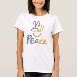 Stand mit der Ukraine - FRIEDENSymbol - Freiheit d T-Shirt
