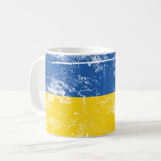 Stand mit der Ukraine, Invasion durch Russland 202 Kaffeetasse (Vorderseite Links)