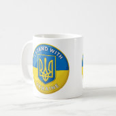 Stand mit der Ukraine Kaffeetasse (Vorderseite Links)