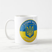 Stand mit der Ukraine Kaffeetasse (Links)