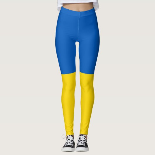 STAND MIT DER UKRAINE! LEGGINGS (Vorderseite)