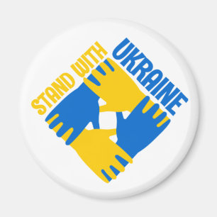 Stand mit der Ukraine Magnet