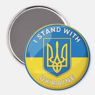 Stand mit der Ukraine Magnet