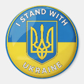 Stand mit der Ukraine Magnet (Vorne)