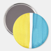 Stand mit der Ukraine Magnet (Vorderseite/Rückseite)