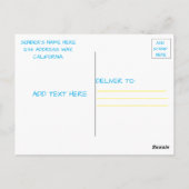 STAND MIT DER UKRAINE POSTCARD POSTKARTE (Rückseite)