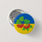 Stand mit der Ukraine | Schaltfläche Kalyna (vibur Button (Vorne & Hinten)