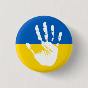 Stand mit der Ukraine Stopp War Button