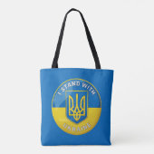 Stand mit der Ukraine Tasche (Rückseite)