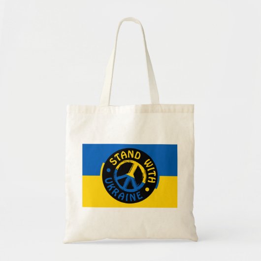 Stand mit der Ukraine Tottasche Tragetasche (Vorne)