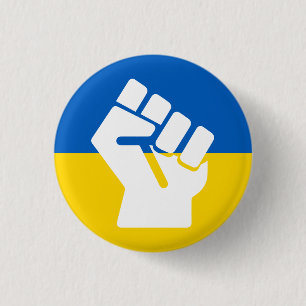 Stand mit der Ukraine   UA Freedom Button