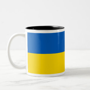 STAND MIT DER UKRAINE! ZWEIFARBIGE TASSE