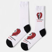 STAND MIT EINWANDERERN SOCKEN (Linkes Detail)