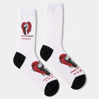 STAND MIT EINWANDERERN SOCKEN