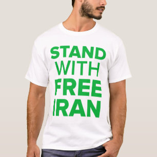 Stand mit freiem Iran-Tweeten gegen Tyrannei-T - T-Shirt