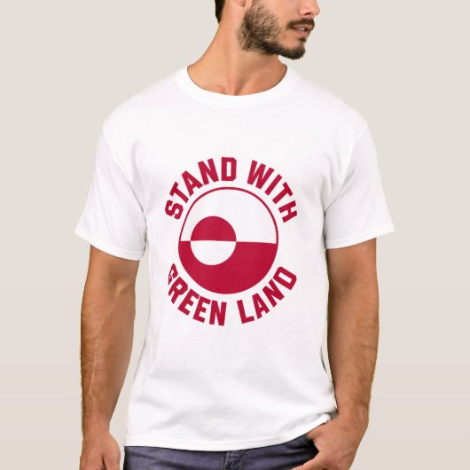 Stand mit Grönland T-Shirt (Vorderseite)