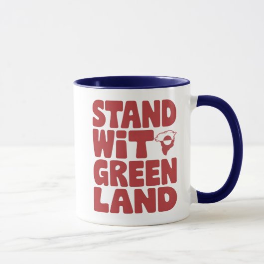 Stand mit Grönland Tasse (Rechts)
