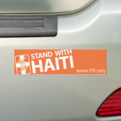 STAND MIT HAITI-Autoaufkleber Autoaufkleber (Auf Auto)