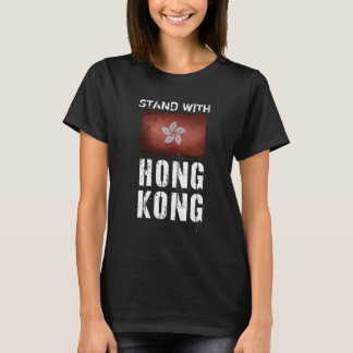 Stand mit Hong- Kongfrauen-Shirt T-Shirt
