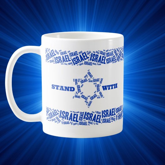 Stand mit Israel Kaffeetasse