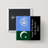 STAND MIT MALALA STAND GEGEN HASS ! BUTTON (Vorne & Hinten)