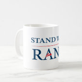 Stand mit Rand Kaffeetasse (Vorderseite Links)
