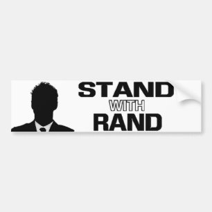 "Stand mit Rand-" - Rand-PaulAutoaufkleber 2016 Autoaufkleber