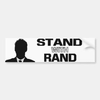 "Stand mit Rand-" - Rand-PaulAutoaufkleber 2016 Autoaufkleber