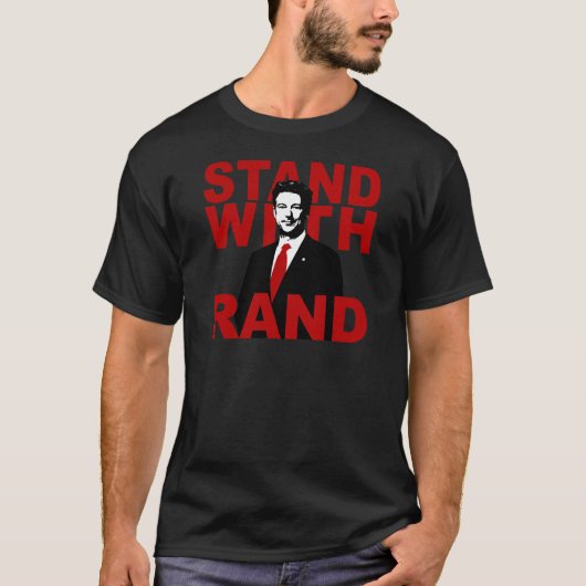 Stand mit Rand T-Shirt (Vorderseite)