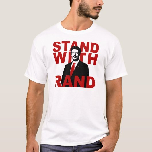 Stand mit Rand T-Shirt (Vorderseite)
