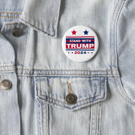 Stand mit Trump~2024~MAGA Button (Beispiel)