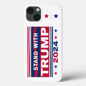 Stand mit Trump~2024~MAGA Case-Mate iPhone Hülle (Rückseite)