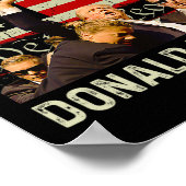 Stand mit Trump lustiger Trump 2024 Poster (Ecke)