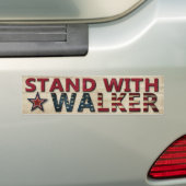 Stand mit Wanderer-politischem Wahlkampf Autoaufkleber (Auf Auto)