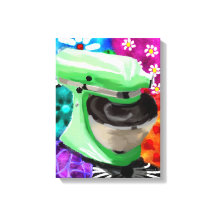 Stand Mixer Funky Abstrakt Art Green Pink
