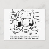 Stand nach dem Kochen Postkarte (Vorderseite)