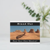 Stand-Out-1 Postkarte (Stehend Vorderseite)