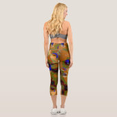 Stand-out-Camouflage Capri Leggings (Rückseite)
