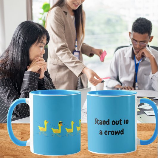 Stand out Cute Motivational Ducks Tasse