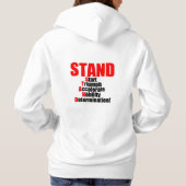 STAND-Sammlung Hoodie (Rückseite)