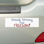 Stand stark für Freiheit Autoaufkleber (Auf Auto)