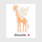 Stand Tal Aufkleber (Blatt)