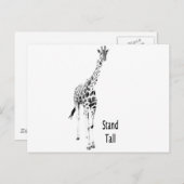 Stand Tal Postkarte (Vorne/Hinten)