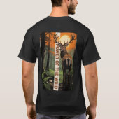 Stand Tall Deer Nature Wilderness Shirt (Rückseite)