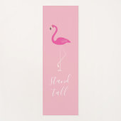 Stand Tall Flamingo Reversible Yoga Mat Yogamatte (Vorderseite)