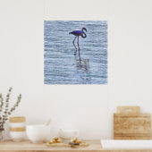 Stand Tall Flamingo Watercolor Poster (Küche)