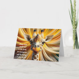 Stand Tall Giraffe Card